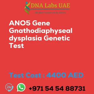 ANO5 Gene Gnathodiaphyseal dysplasia Genetic Test sale cost 4400 AED