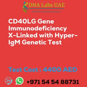 CD40LG Gene Immunodeficiency X-Linked with Hyper-IgM Genetic Test sale cost 4400 AED