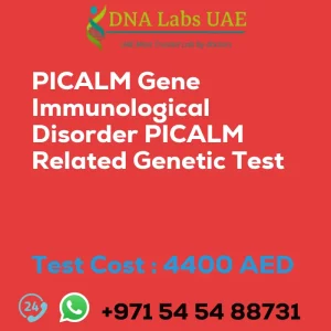 PICALM Gene Immunological Disorder PICALM Related Genetic Test sale cost 4400 AED