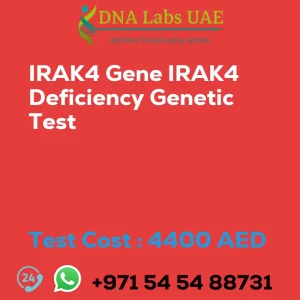 IRAK4 Gene IRAK4 Deficiency Genetic Test sale cost 4400 AED