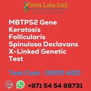 MBTPS2 Gene Keratosis Follicularis Spinulosa Declavans X-Linked Genetic Test sale cost 3200 AED