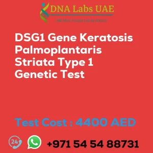 DSG1 Gene Keratosis Palmoplantaris Striata Type 1 Genetic Test sale cost 4400 AED