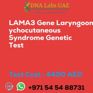 LAMA3 Gene Laryngoonychocutaneous Syndrome Genetic Test sale cost 4400 AED