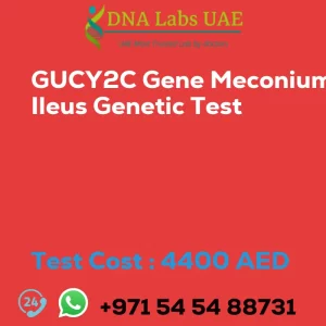 GUCY2C Gene Meconium Ileus Genetic Test sale cost 4400 AED