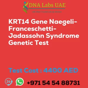 KRT14 Gene Naegeli-Franceschetti-Jadassohn Syndrome Genetic Test sale cost 4400 AED