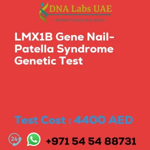 LMX1B Gene Nail-Patella Syndrome Genetic Test sale cost 4400 AED