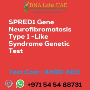 SPRED1 Gene Neurofibromatosis Type 1 -Like Syndrome Genetic Test sale cost 4400 AED