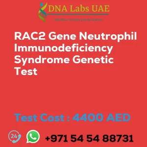 RAC2 Gene Neutrophil Immunodeficiency Syndrome Genetic Test sale cost 4400 AED