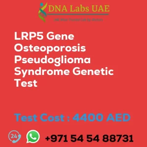 LRP5 Gene Osteoporosis Pseudoglioma Syndrome Genetic Test sale cost 4400 AED