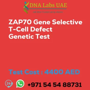 ZAP70 Gene Selective T-Cell Defect Genetic Test sale cost 4400 AED