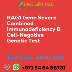 RAG1 Gene Severe Combined Immunodeficiency B Cell-Negative Genetic Test sale cost 4400 AED