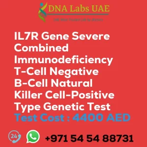 IL7R Gene Severe Combined Immunodeficiency T-Cell Negative B-Cell Natural Killer Cell-Positive Type Genetic Test sale cost 4400 AED