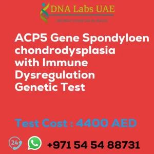 ACP5 Gene Spondyloenchondrodysplasia with Immune Dysregulation Genetic Test sale cost 4400 AED