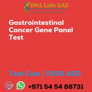 Gastrointestinal Cancer Gene Panel Test sale cost 7200 AED