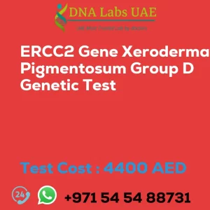 ERCC2 Gene Xeroderma Pigmentosum Group D Genetic Test sale cost 4400 AED