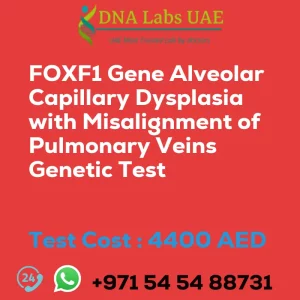 FOXF1 Gene Alveolar Capillary Dysplasia with Misalignment of Pulmonary Veins Genetic Test sale cost 4400 AED
