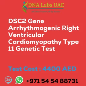 DSC2 Gene Arrhythmogenic Right Ventricular Cardiomyopathy Type 11 Genetic Test sale cost 4400 AED