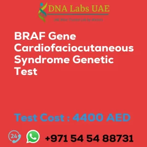 BRAF Gene Cardiofaciocutaneous Syndrome Genetic Test sale cost 4400 AED