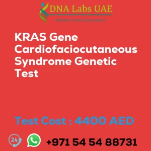 KRAS Gene Cardiofaciocutaneous Syndrome Genetic Test sale cost 4400 AED