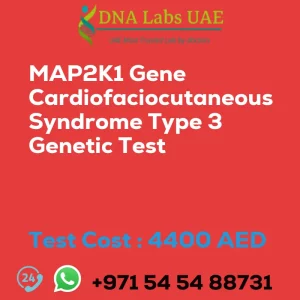 MAP2K1 Gene Cardiofaciocutaneous Syndrome Type 3 Genetic Test sale cost 4400 AED