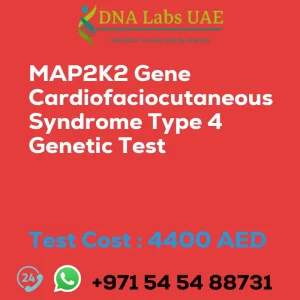 MAP2K2 Gene Cardiofaciocutaneous Syndrome Type 4 Genetic Test sale cost 4400 AED