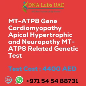 MT-ATP8 Gene Cardiomyopathy Apical Hypertrophic and Neuropathy MT-ATP8 Related Genetic Test sale cost 4400 AED