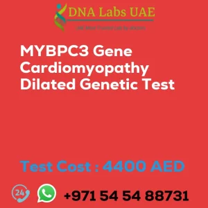 MYBPC3 Gene Cardiomyopathy Dilated Genetic Test sale cost 4400 AED