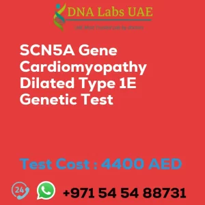 SCN5A Gene Cardiomyopathy Dilated Type 1E Genetic Test sale cost 4400 AED