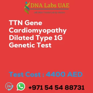 TTN Gene Cardiomyopathy Dilated Type 1G Genetic Test sale cost 4400 AED