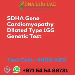SDHA Gene Cardiomyopathy Dilated Type 1GG Genetic Test sale cost 4400 AED