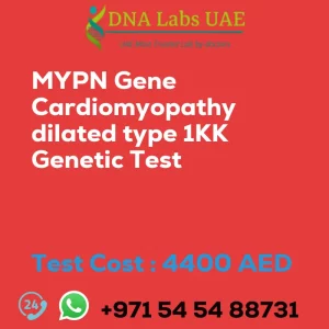 MYPN Gene Cardiomyopathy dilated type 1KK Genetic Test sale cost 4400 AED