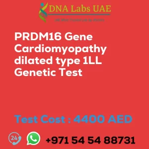 PRDM16 Gene Cardiomyopathy dilated type 1LL Genetic Test sale cost 4400 AED