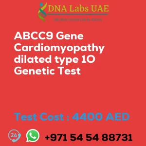 ABCC9 Gene Cardiomyopathy dilated type 1O Genetic Test sale cost 4400 AED