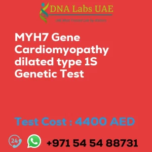 MYH7 Gene Cardiomyopathy dilated type 1S Genetic Test sale cost 4400 AED