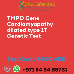 TMPO Gene Cardiomyopathy dilated type 1T Genetic Test sale cost 4400 AED