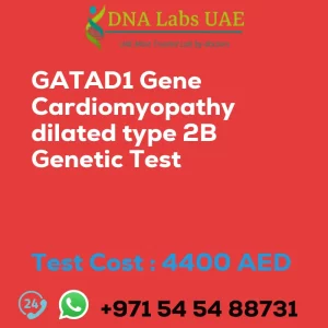 GATAD1 Gene Cardiomyopathy dilated type 2B Genetic Test sale cost 4400 AED