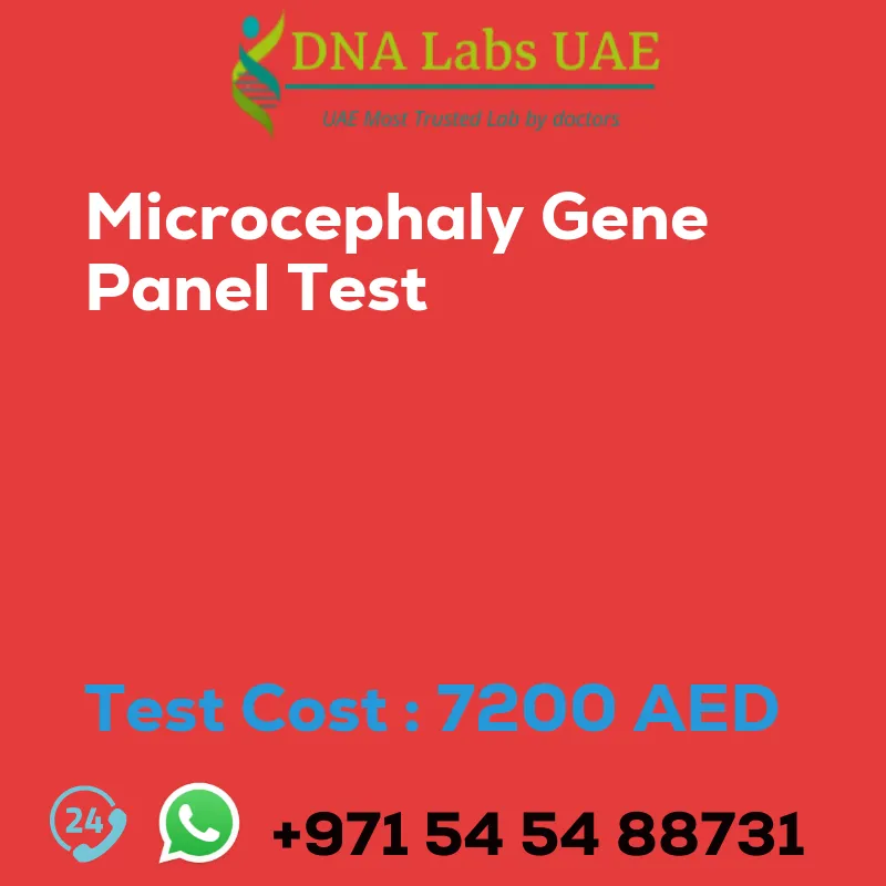 Microcephaly Gene Panel Test sale cost 7200 AED