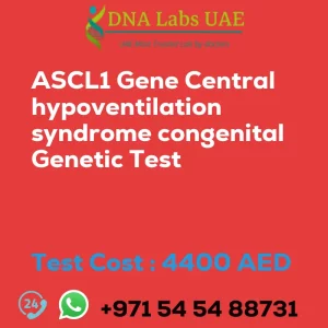 ASCL1 Gene Central hypoventilation syndrome congenital Genetic Test sale cost 4400 AED