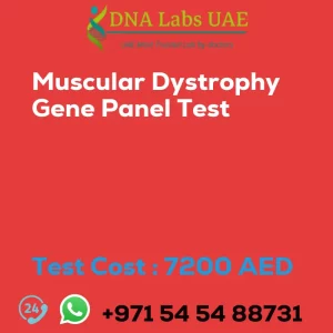 Muscular Dystrophy Gene Panel Test sale cost 7200 AED