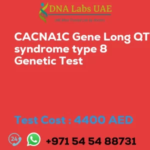 CACNA1C Gene Long QT syndrome type 8 Genetic Test sale cost 4400 AED