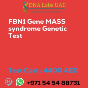 FBN1 Gene MASS syndrome Genetic Test sale cost 4400 AED