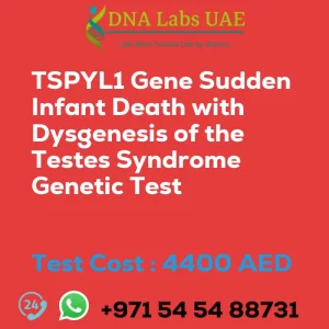 TSPYL1 Gene Sudden Infant Death with Dysgenesis of the Testes Syndrome Genetic Test sale cost 4400 AED