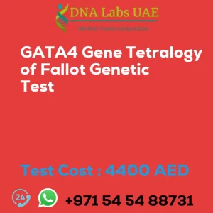 GATA4 Gene Tetralogy of Fallot Genetic Test sale cost 4400 AED