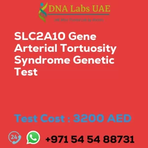 SLC2A10 Gene Arterial Tortuosity Syndrome Genetic Test sale cost 3200 AED