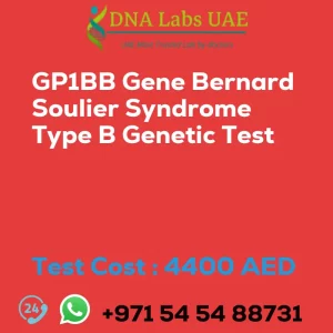 GP1BB Gene Bernard Soulier Syndrome Type B Genetic Test sale cost 4400 AED