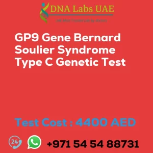 GP9 Gene Bernard Soulier Syndrome Type C Genetic Test sale cost 4400 AED