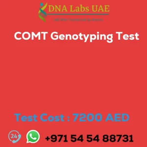 COMT Genotyping Test sale cost 7200 AED