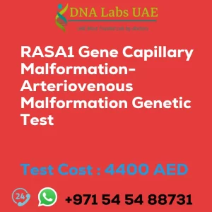 RASA1 Gene Capillary Malformation-Arteriovenous Malformation Genetic Test sale cost 4400 AED