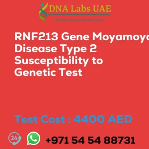 RNF213 Gene Moyamoya Disease Type 2 Susceptibility to Genetic Test sale cost 4400 AED