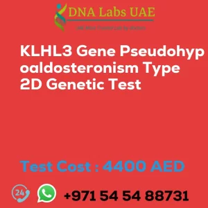 KLHL3 Gene Pseudohypoaldosteronism Type 2D Genetic Test sale cost 4400 AED